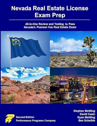 Nevada Real Estate License Exam Prep: All-in-One Review and Testing to Pass Nevada’s Pearson Vue Real Estate Exam - David Pearson