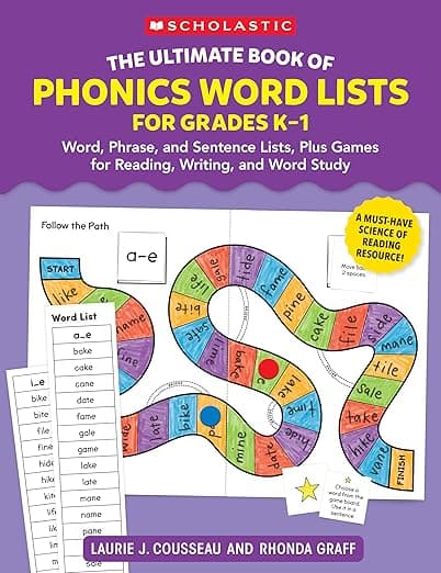 The Ultimate Book of Phonics Word Lists: Grades K-1 - Scholastic Teaching Resources
