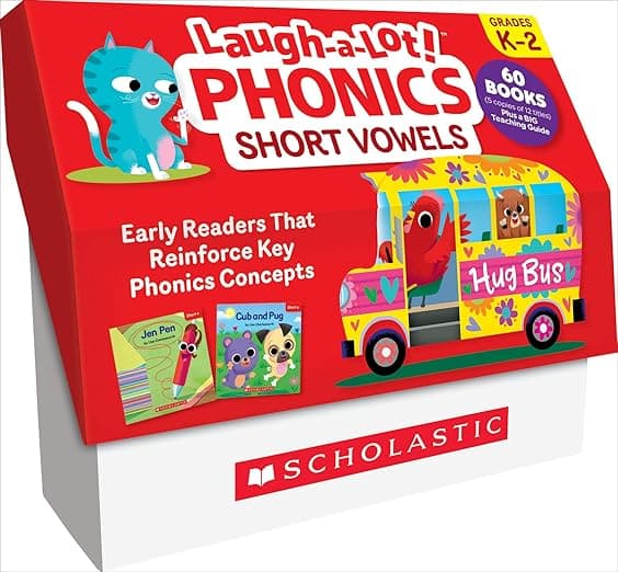 Laugh-A-Lot Phonics: Short Vowels (Classroom Set) - Scholastic Teaching Resources