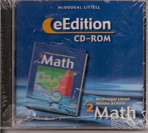 Math Course 2, Grade 7 Eedition: Mcdougal Littell Middle School Math (McDougal Littell Middle School Math, Course 2) - McDougal Littell