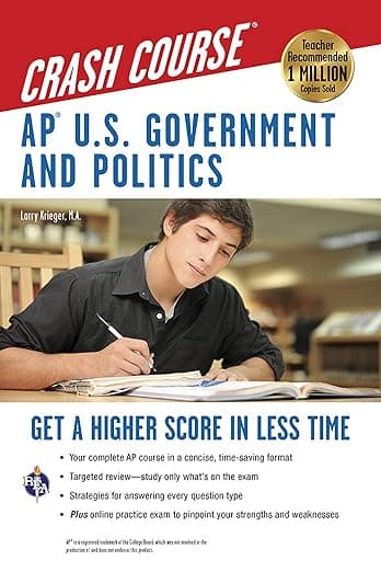 AP® U.S. Government & Politics Crash Course Book + Online (Advanced Placement (AP) Crash Course) - Research & Education Association