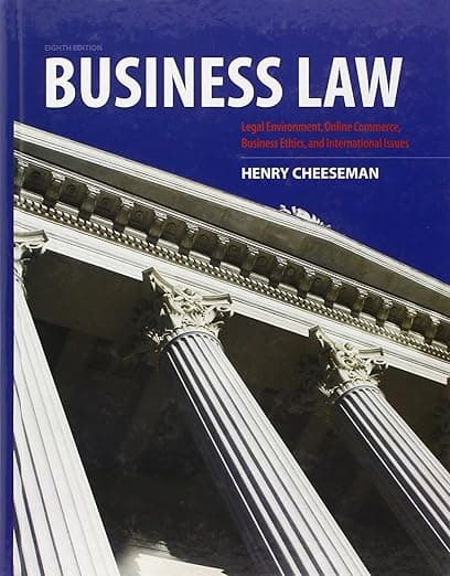 Business Law (8th Edition) - Henry Cheeseman