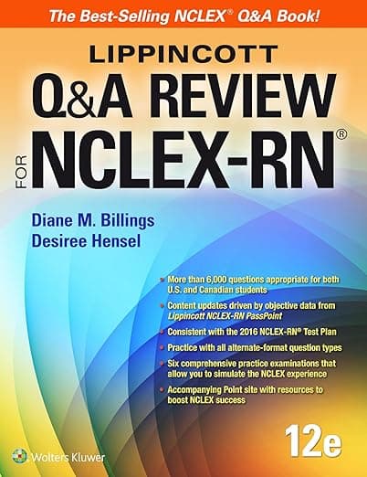 Lippincott Q&A Review for NCLEX-RN (Lippincott's Review For NCLEX-RN) (Lippincott's Review For NCLEX-RN) - Lippincott