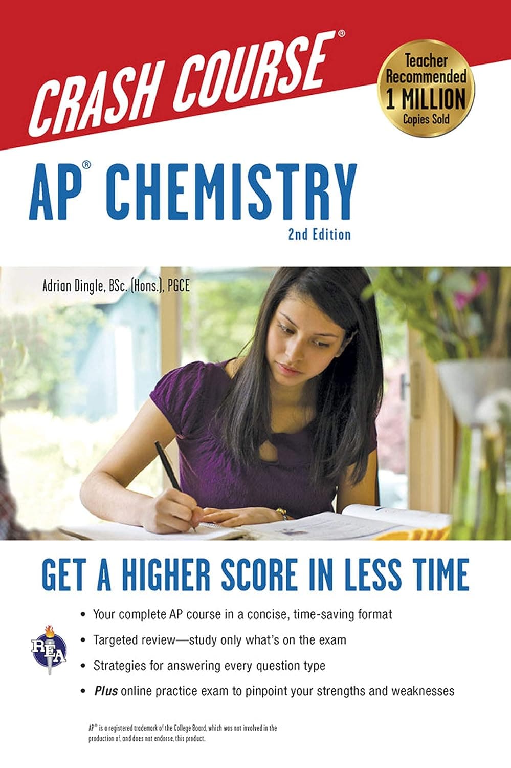 AP® Chemistry Crash Course, 2nd Ed., Book + Online: Get a Higher Score in Less Time (Advanced Placement (AP) Crash Course) - Research & Education Association