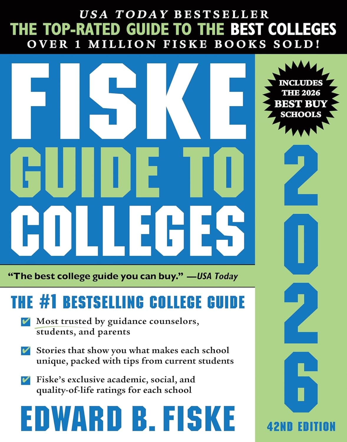 Fiske Guide to Colleges 2026 - Sourcebooks