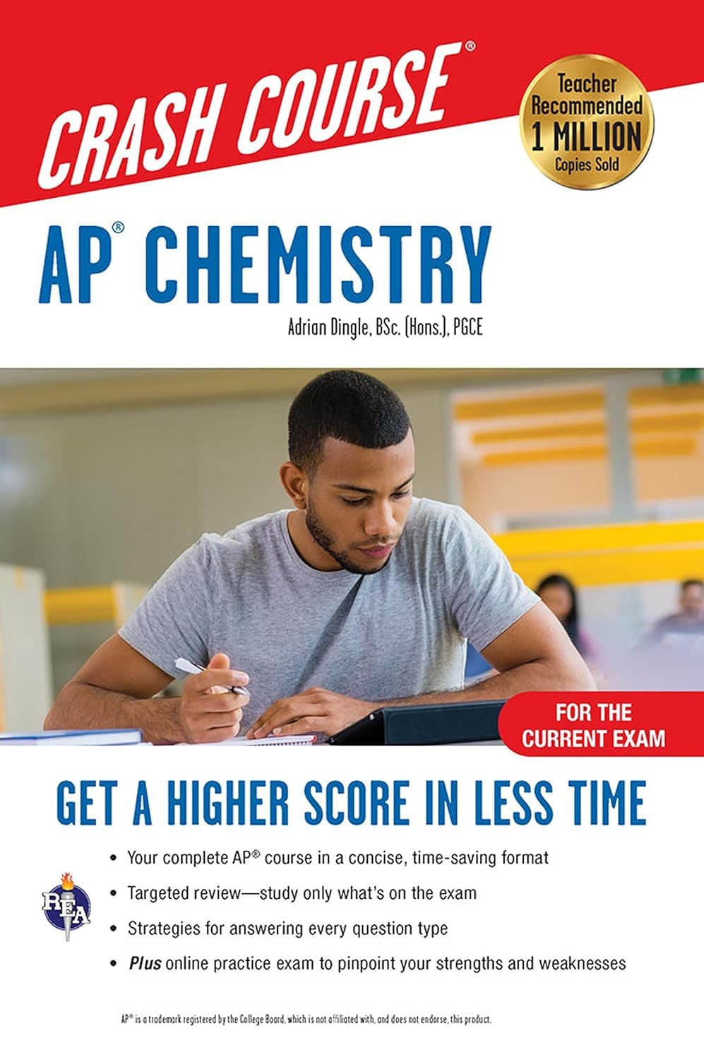 AP® Chemistry Crash Course, Book + Online: Get a Higher Score in Less Time (Advanced Placement (AP) Crash Course - Research & Education Association