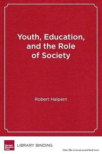 Youth, Education, and the Role of Society: Rethinking Learning in the High School Years (Work and Learning Series) - Robert Halpern