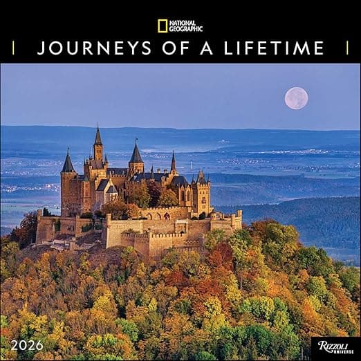 National Geographic: Journeys of a Lifetime 2026 Wall Calendar - Rizzoli Universe