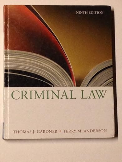 Criminal Law (Available Titles CengageNOW) - Wadsworth Publishing
