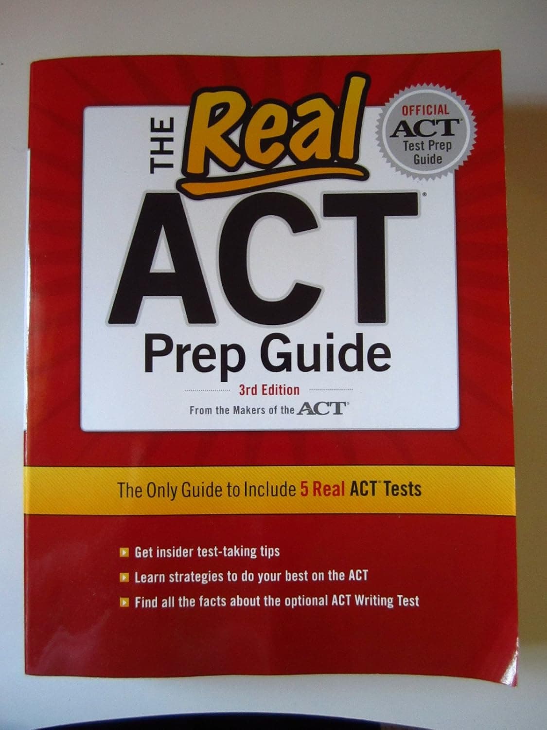 The Real ACT Prep Guide: The Only Guide to Include 5 Real Act Tests - Peterson's