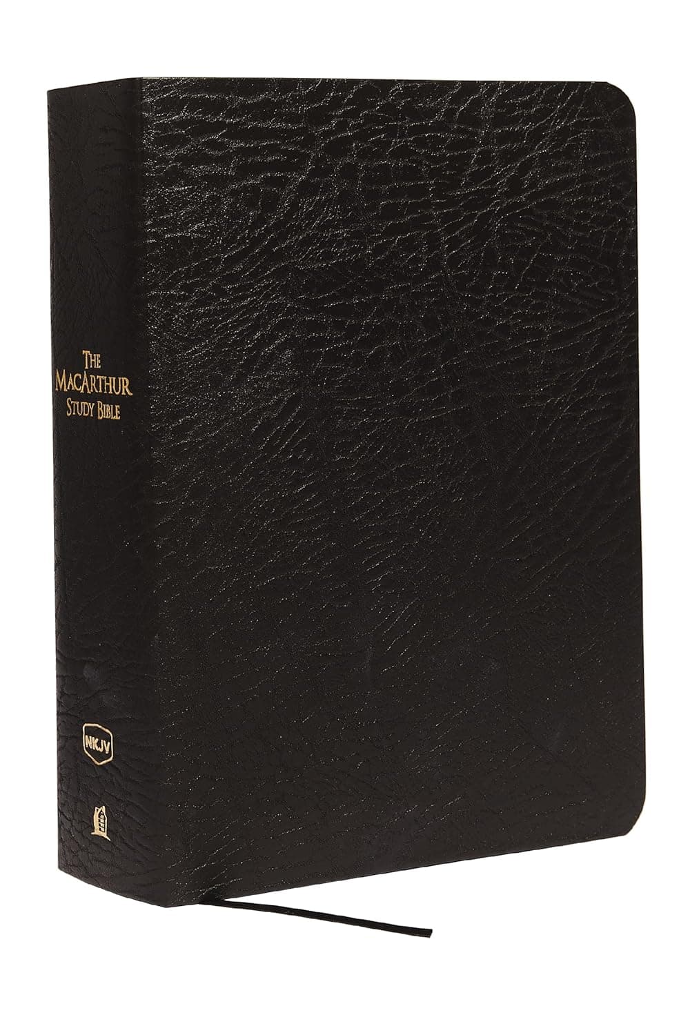 NKJV, MacArthur Study Bible, Large Print, Black Bonded Leather: Unleashing God's Truth One Verse at a Time (Holy Bible, New King James Version)