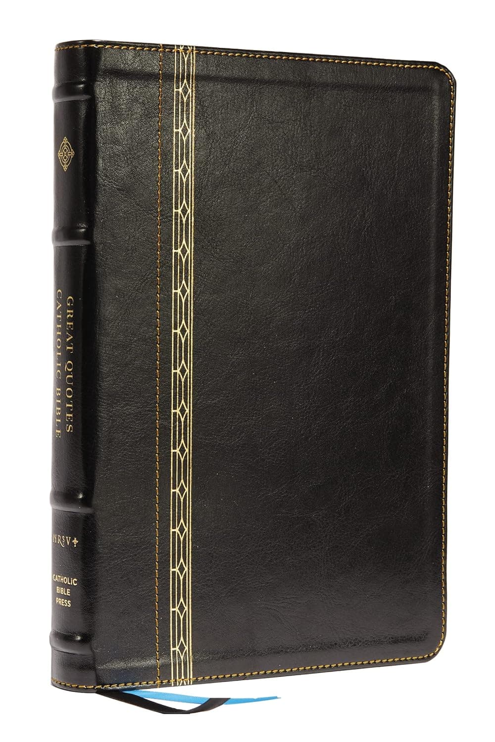 NRSVCE, Great Quotes Catholic Bible, Leathersoft, Black, Comfort Print: Holy Bible - Catholic Bible Press