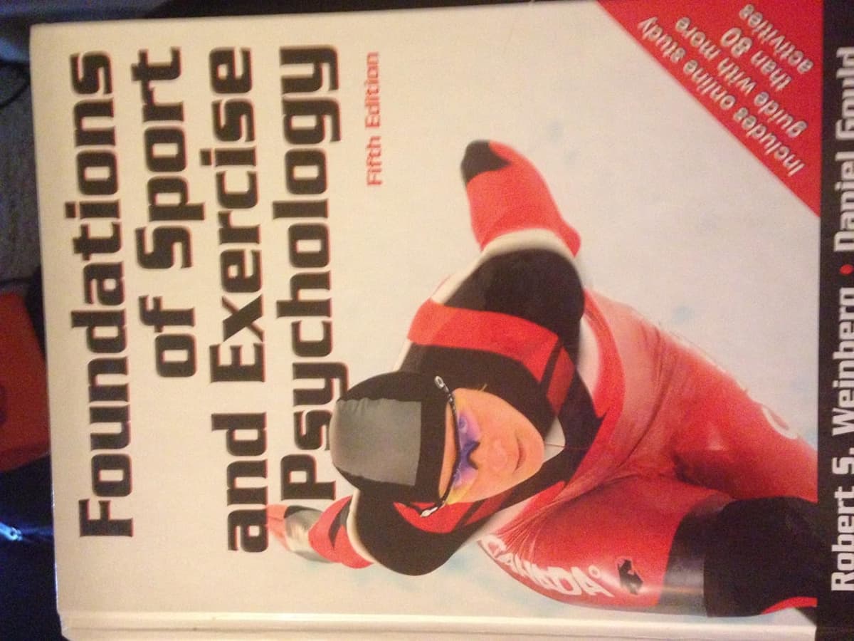 Foundations of Sport and Exercise Psychology With Web Study Guide-5th Edition - Robert Weinberg