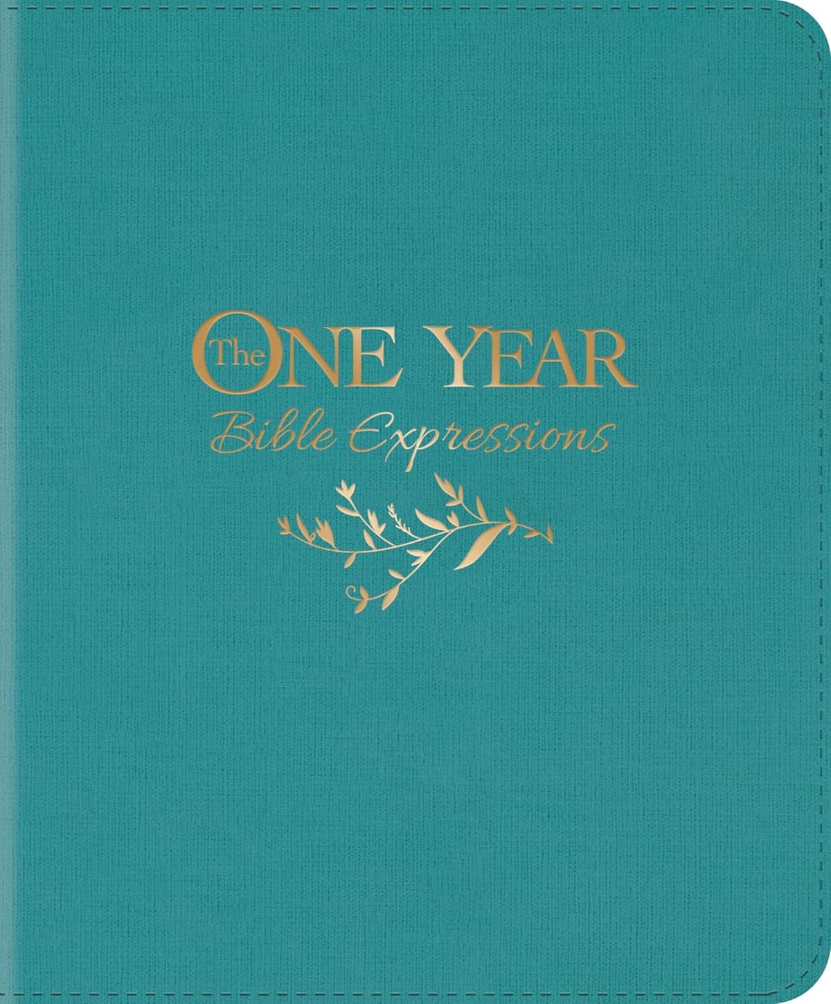 The One Year Bible Expressions NLT (LeatherLike, Tidewater Teal) - Tyndale House Publishers