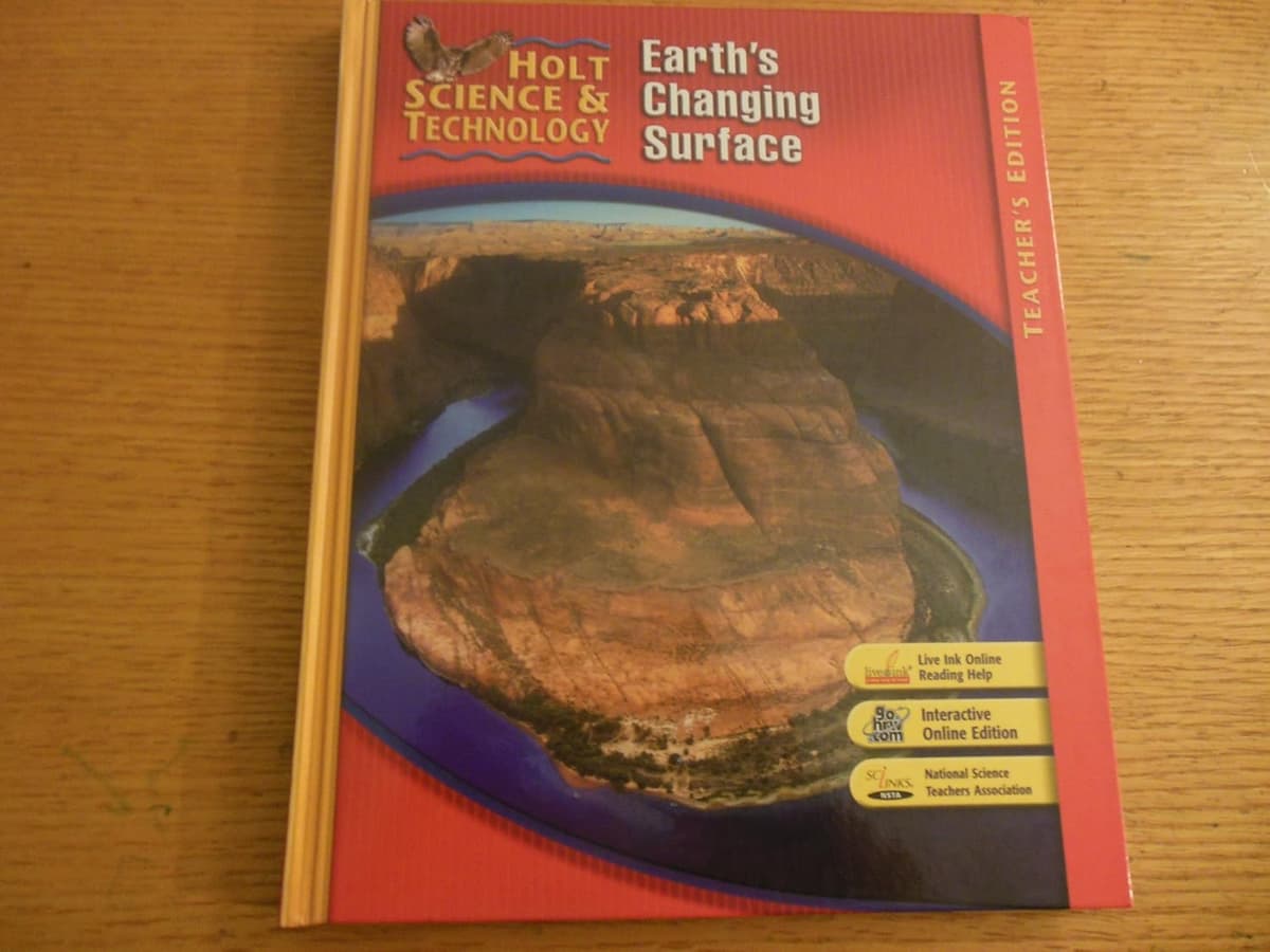 Holt Science & Technology: Earth's Changing Surface, Short Course G, Teacher's Edition - Holt Rinehart & Winston