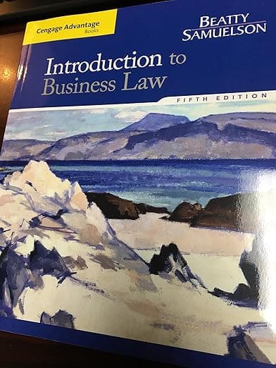 Cengage Advantage Books: Introduction to Business Law (MindTap Course List) - Jeffrey Beatty