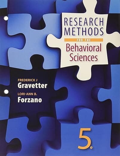 Bundle: Research Methods for the Behavioral Sciences, Loose-leaf Version, 5th + COGLAB 5, 1 term (6 months) Printed Access Card + LMS Integrated for ... 1 term (6 months) Printed Access Card - Frederick Gravetter