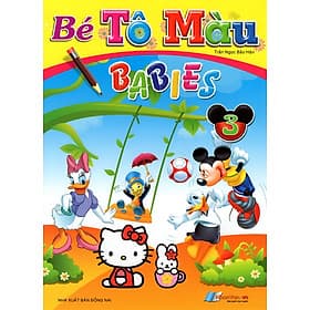 Sách Bé Tô Màu Babies Tập 3 - Văn