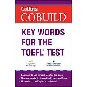 Sách Collins COBUILD Key Words For The TOEFL Test - 