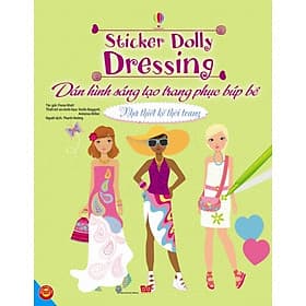 Sách Dán Hình Sáng Tạo Trang Phục Búp Bê - Nhà Thiết Kế Thời Trang - Nha Nha