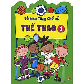 Sách Tô Màu Theo Chủ Đề - Thể Thao (Tập 1) - Theo Theobald