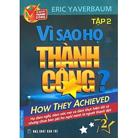 Sách Vì Sao Họ Thành Công - Tập 2 - Thanh Thanh