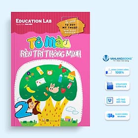 Tô Màu Rèn Trí Thông Minh Tập 2 - Vanlangbooks - Minh Thông