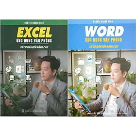 Combo Sách Word Ứng Dụng Văn Phòng + Excel Ứng Dụng Văn Phòng - Vân Phong