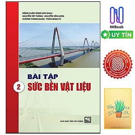 Combo Bài Tập Sức Bền Vật Liệu Tập 1 + 2 ( Tặng Kèm Sổ Tay Xương Rồng ) - Nha Nha