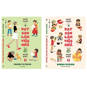 Combo sách Nghệ thuật dạy con làm việc nhà của người Nhật - Lâm Hà