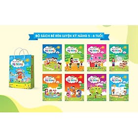 Bộ 8 cuốn Bé Rèn Kỹ Năng Dành Cho Bé 5-6 Tuổi - Thương Thương
