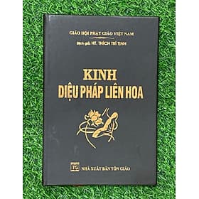 Kinh Diệu Pháp Liên Hoa - Kinh Pháp Hoa (Bìa Da) - Văn