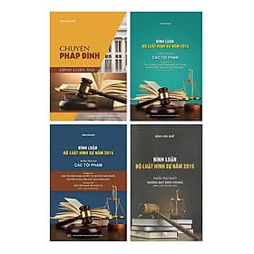 Combo Bình Luận Bộ Luật Hình Sự 2015 (4 Cuốn) - Nha Nha
