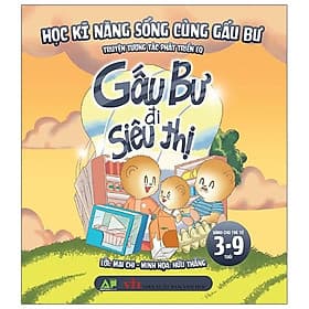 Gấu Bư Đi Siêu Thị - Học Kĩ Năng Sống Cùng Gấu Bự - Truyện Tương Tác Phát Triển EQ (Dành Cho Trẻ Từ 3-9 Tuổi) - Di Di