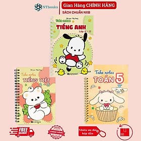 Sách Số tay Takenote lớp 5: Toán + Tiếng Việt 4-5 + Tiếng Anh 3-12 - Việt An