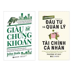 Combo Cẩm Nang Đầu Tư Và Quản Lý Tài Chính Cá Nhân + Giàu Từ Chứng Khoán - Lý Gia
