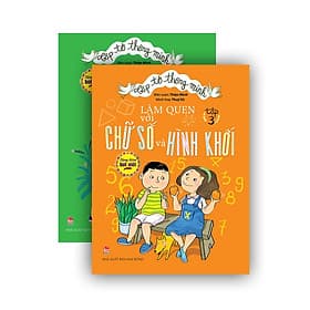 Kim Đồng - Tập tô thông minh - Làm quen với chữ cái, chữ số và hình khối ( trọn bộ 3 quyển) - Minh