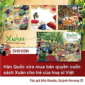 (Bìa cứng, In màu) XUÂN GỌI BẦU TRỜI NHUỘM NẮNG - Quỳnh Hương, Mía Studio - Slowbooks - Công ty TNHH Xuất bản và Giáo dục Slowbooks