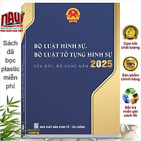 Sách Bộ Luật Hình Sự, Bộ Luật Tố Tụng Hình Sự sửa đổi, bổ sung năm 2025 - V2621Q - Nam Việt
