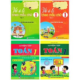 Sách tham khảo- Combo Vở Ô Li Theo Mẫu Chữ + Luyện Tập Toán 1 - Trình Bày Trên Giấy Ô Li (Bám Sát SGK Kết Nối Tri Thức Với Cuộc Sống)_HA - Tri Thức