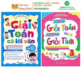 Combo 2 cuốn Giải Toán Có Lời Văn Lớp 1-2-3 - Toán Đố Lớp 1-2-3 và Giỏi Toán Giỏi Tính - Toán Lớp 1-2-3 - Việt Hà