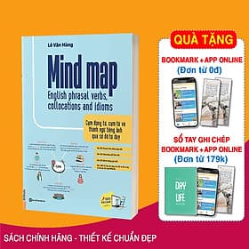 Mind Map English phrasal verbs, collocations and idioms - Cụm động từ, cụm từ và thành ngữ tiếng Anh qua sơ đồ tư duy - 