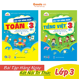 Combo Bài Tập Hằng Ngày Toán, Tiếng Việt Lớp 3 - Kết Nối Tri Thức - Học kì 2 - Trí