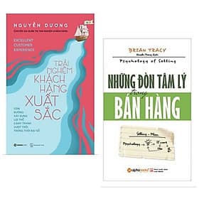 Combo 2 cuốn marketing chuyện sâu và hiệu quả: Những Đòn Tâm Lý Trong Bán Hàng + Trải Nghiệm Khách Hàng Xuất Sắc - Lý Nhĩ