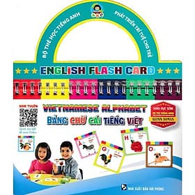 Bộ Thẻ Học Tiếng Anh - Phát Triển Trí Tuệ Cho Trẻ: Bảng Chữ Cái Tiếng Việt - Hồng Ân - An Vi