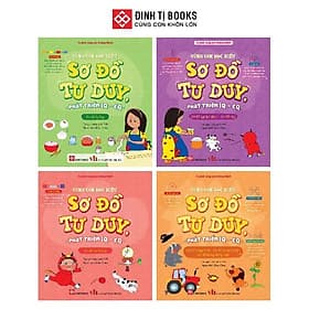 Sách - Cùng Con Học Hiểu Sơ Đồ Tư Duy, Phát Triển IQ - EQ - Cho Trẻ 3 - 9 Tuổi - Đinh Tị Books - Nhà xuất bản Larousse