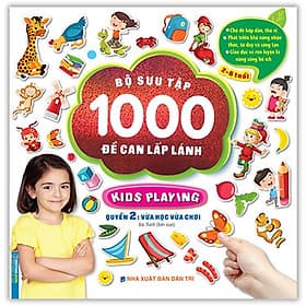 Sách Bộ Sưu Tập 1000 Đề Can Lấp Lánh (2-8 tuổi) - Minh Minh