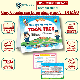 Bộ Lịch Bảng Tổng Hợp Công Thức Toán THCS - Phiên Bản 5.0 - Việt Hà