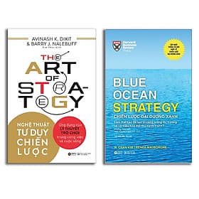 [ Thăng Long Books ] Bộ Sách: Nghệ thuật tư duy chiến lược + Chiến Lược Đại Dương Xanh - Long