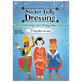 Sách Dán Hình Sáng Tạo Trang Phục Búp Bê - Trang Phục Các Nước 1 - Sant Kirpal Singh